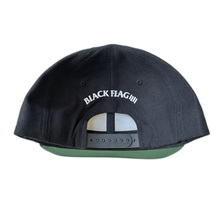 Load image into Gallery viewer, Black Flag - Snapback Baseball Cap (Bars/Bars &amp; Logo on back)
