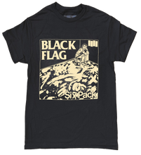 Load image into Gallery viewer, Black Flag - Six Pack T-Shirt
