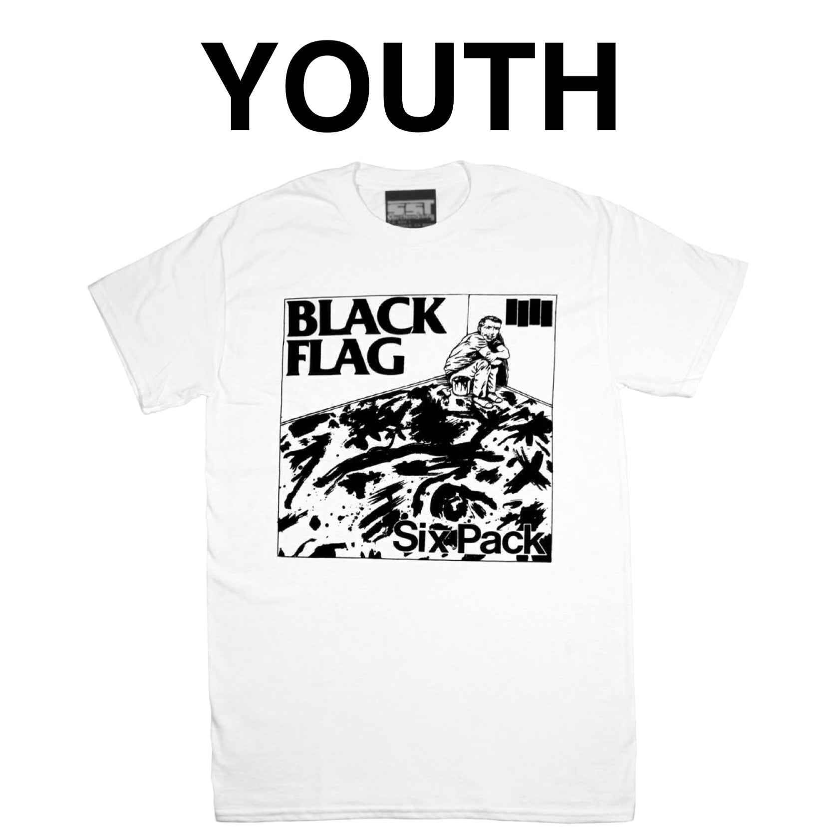 Black Flag - Six Pack Youth T-Shirt – SST SUPERSTORE