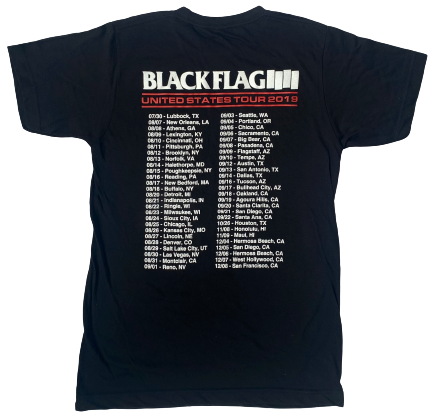 Black Flag - US Tour 2019 T-Shirt – sstsuperstore