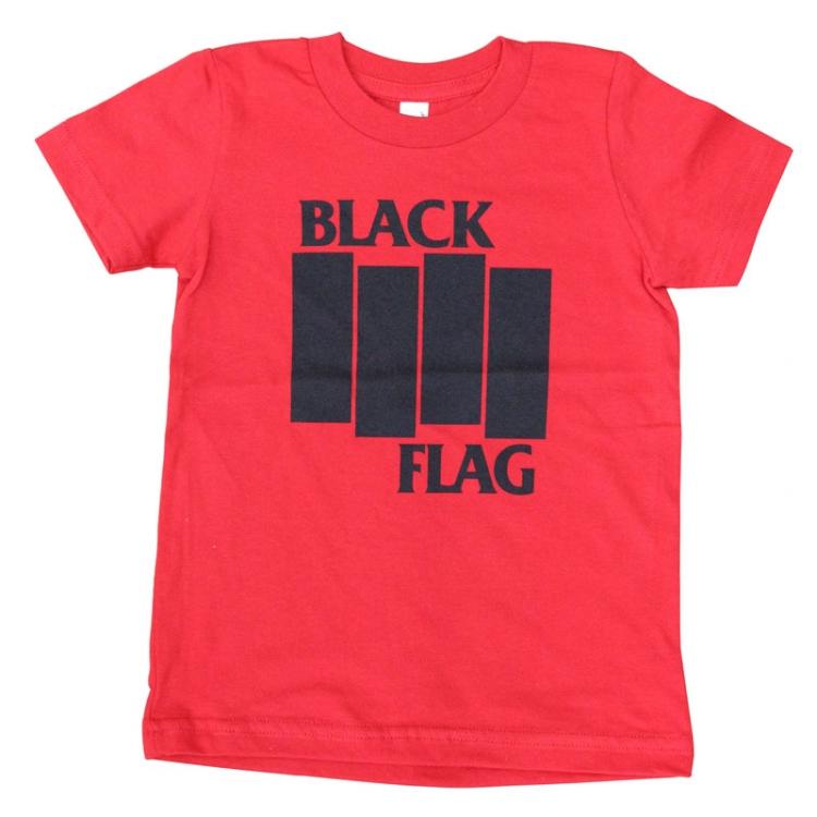 Toddler Black Flag Bars & Logo T-Shirt