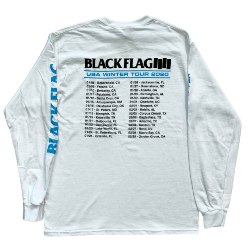 Black Flag - US Winter Tour 2020 Long Sleeve T-Shirt
