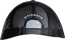Load image into Gallery viewer, Black Flag - Bars &amp; Logo Trucker Hat
