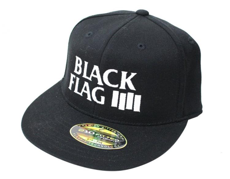 Black Flag - Bars and Logo Baseball Cap