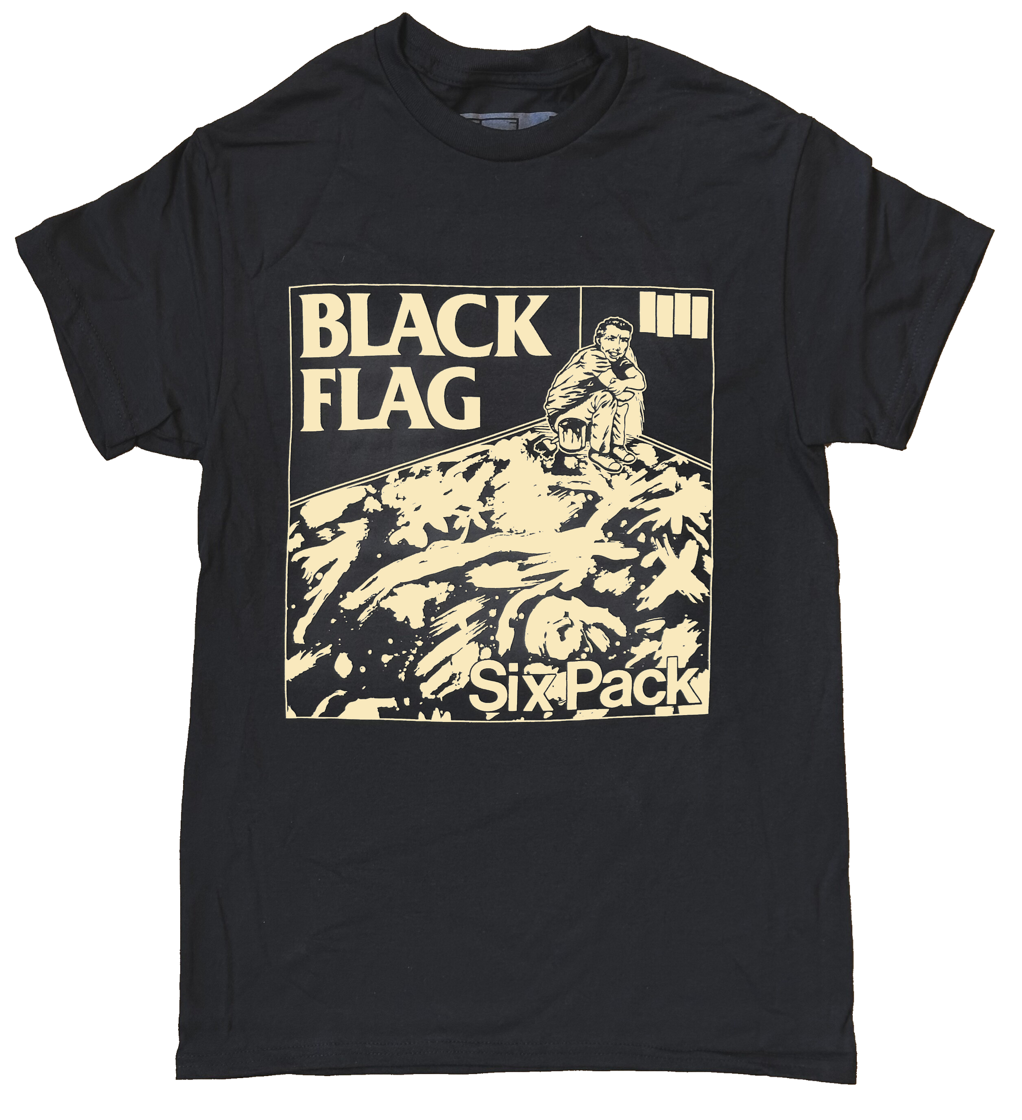 Black Flag - Six Pack T-Shirt – SST SUPERSTORE Black Flag - Six Pack T-Shirt – SST SUPERSTORE
