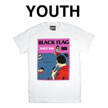 Load image into Gallery viewer, Black Flag - Family Man Youth T-Shirt
