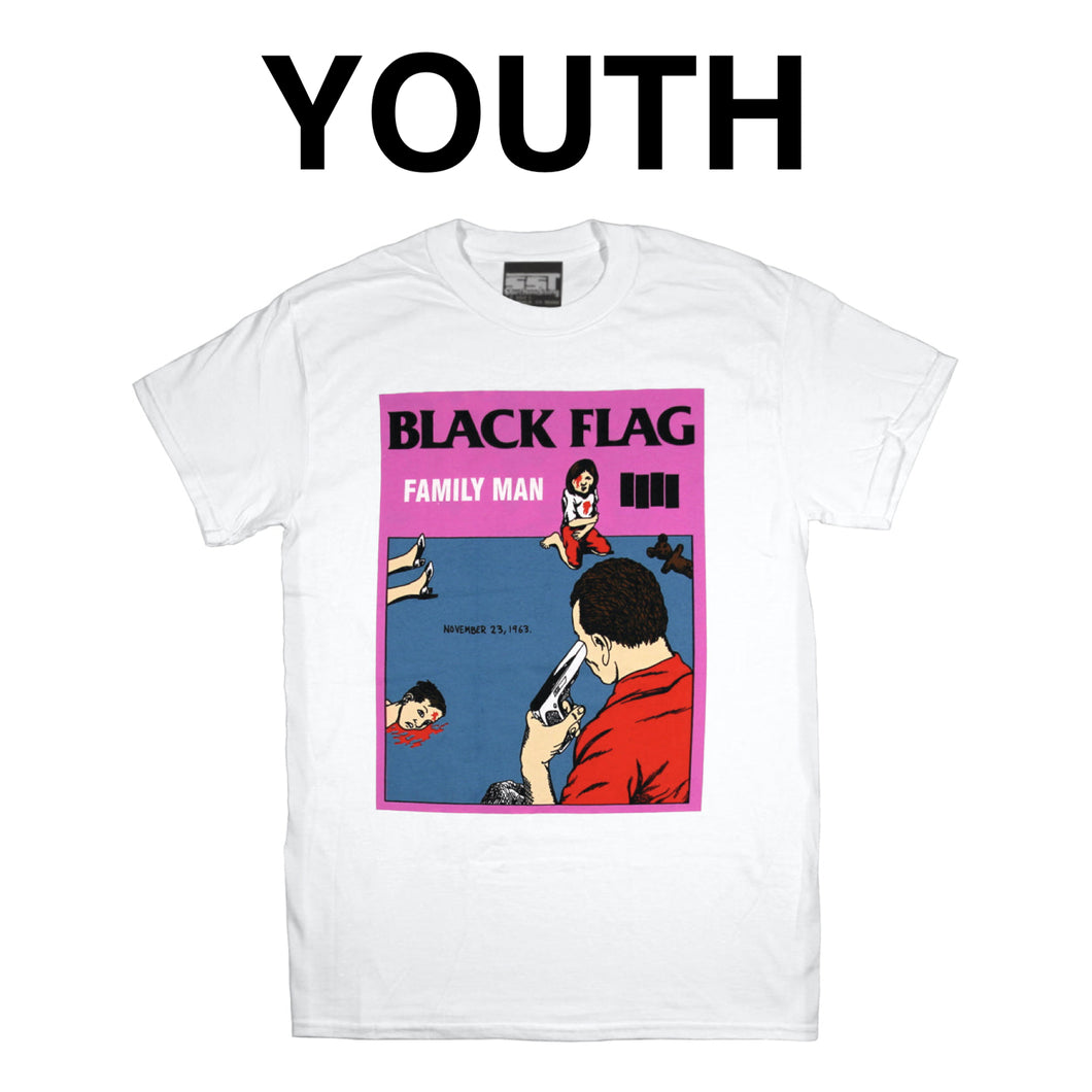 Black Flag - Family Man Youth T-Shirt