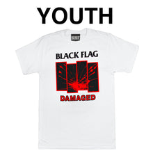 Load image into Gallery viewer, Black Flag Damaged Youth T-Shirt
