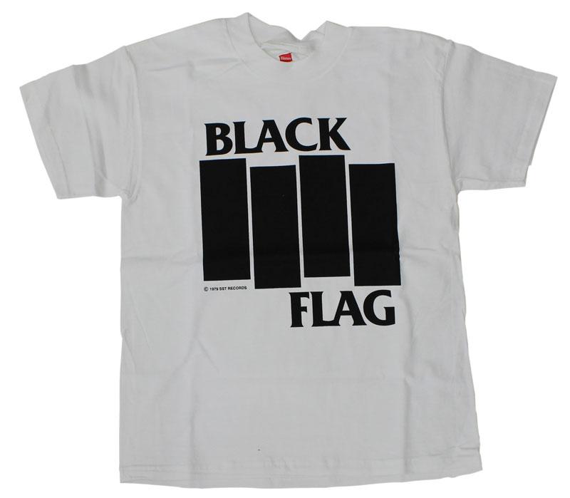 Toddler Black Flag Bars & Logo T-Shirt
