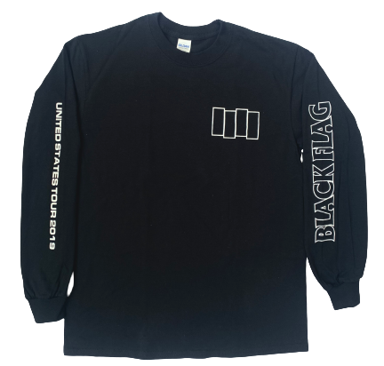 Black Flag - US Tour 2019 Long Sleeve T-Shirt