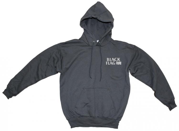 Black Flag - Bars and Logo Hooded Sweatshirt