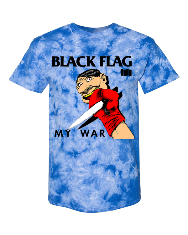 BLACK FLAG - Crystal Tie-Dyed - My War T-Shirt