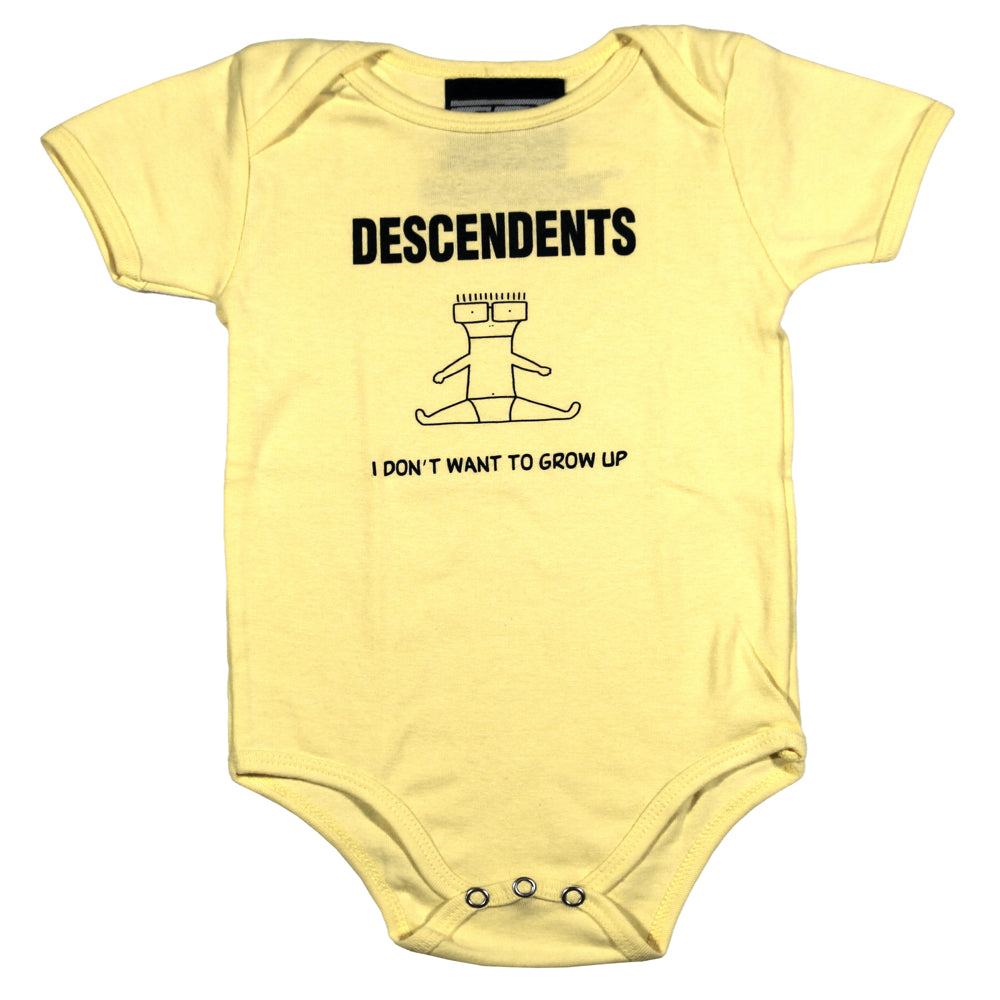 Descendents - I Don't Want To Grow Up - Infant One Piece (Yellow)